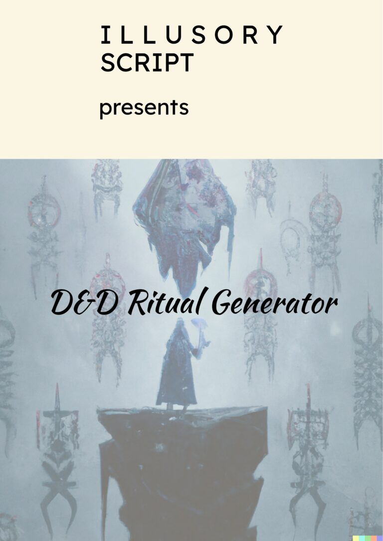Dnd Script Example Harry Potter D&D Characters: The Gryffindor Paladin - Illusory Script
